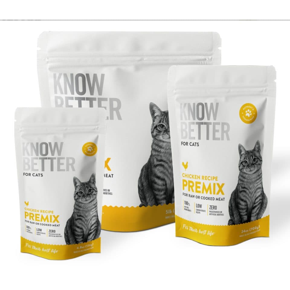 Know Better for Cats – Chicken Recipe 雞肉配方貓用預拌粉