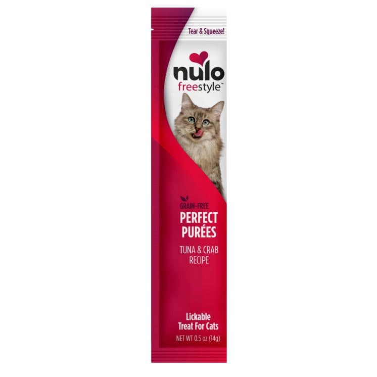 Nulo FreeStyle Perfect Purees 無穀物唧唧肉泥貓小食 – 吞拿魚及蟹肉配方(14g)