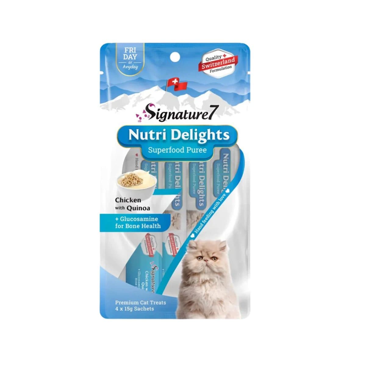 Signature 7 Nutri Delights 營養肉泥唧唧醬 星期五 骨骼健康配方 雞肉 藜麥